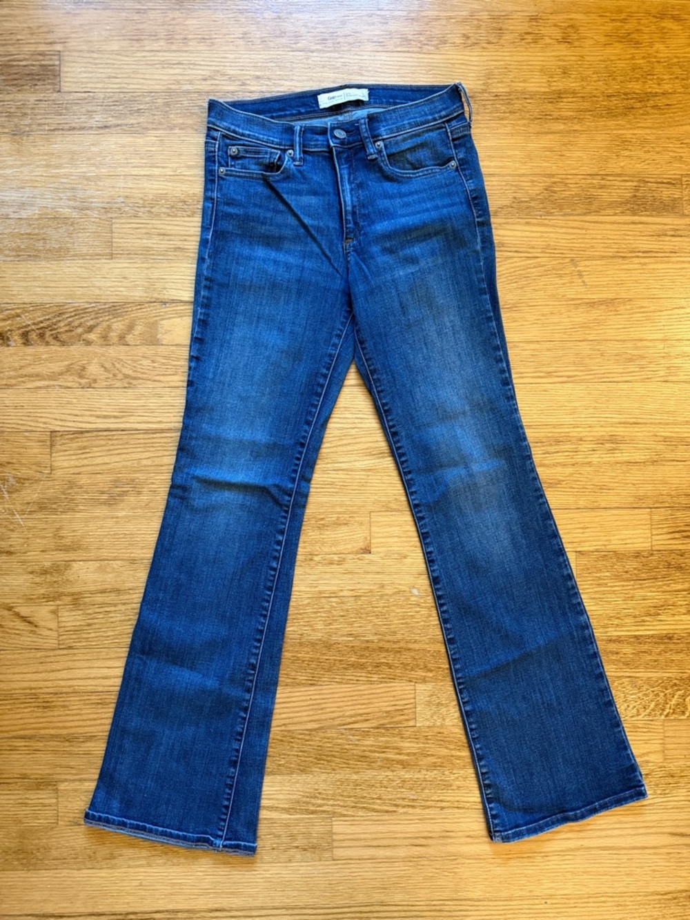 GAP Women's Dark Blue Flare Jeans